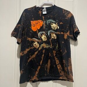 The Beatles Rubber Soul Apple Corps 2008 Upcycled Men’s Tee Shirt Size Large